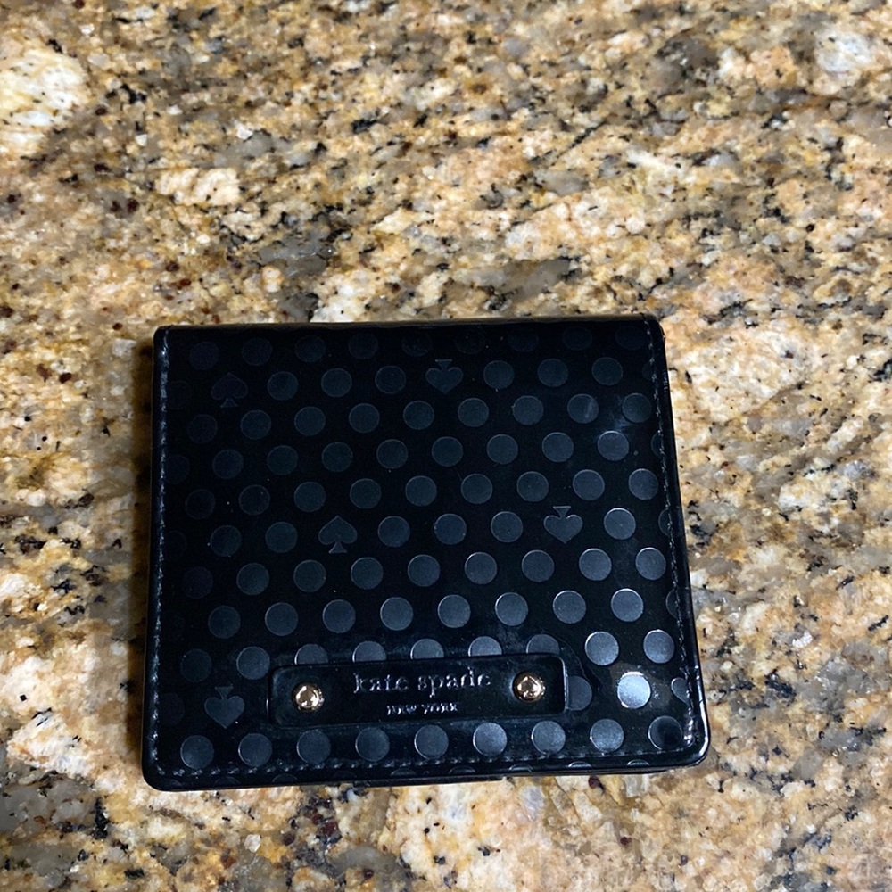 Kate Spade Shiny Black Wallet